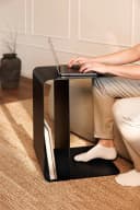 Metallbude Couchtisch COSMO 2in1 Schwarz Metall Design Bild 4