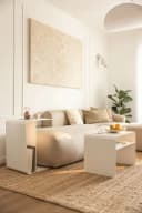 Metallbude Beistelltisch COSMO 2in1 Design Couchtisch Rutschfest Bild 5