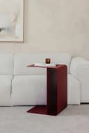 Metallbude Couchtisch COSMO 2in1 Design Tisch Rot Bild 4