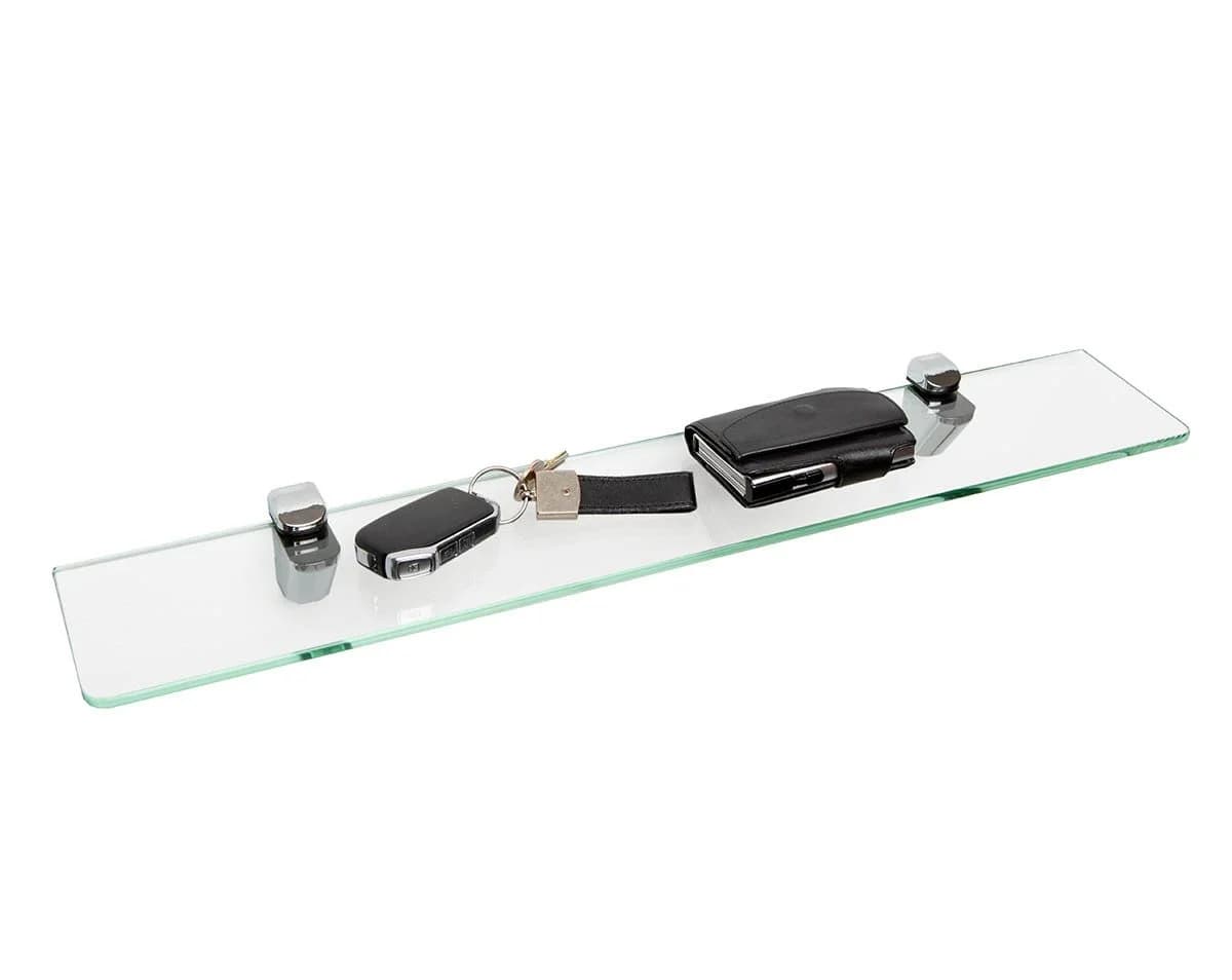 einfachgutemoebel Glasregal 60x10cm Sicherheitsglas ESG