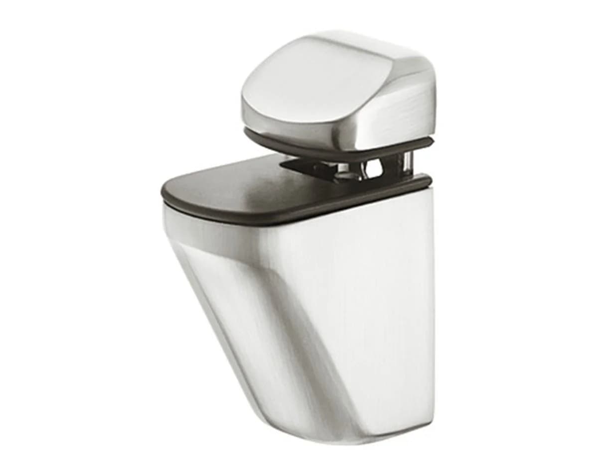 einfachgutemoebel Waschtisch-Set Glasregal aus Sicherheitsglas ESG grau 80cm