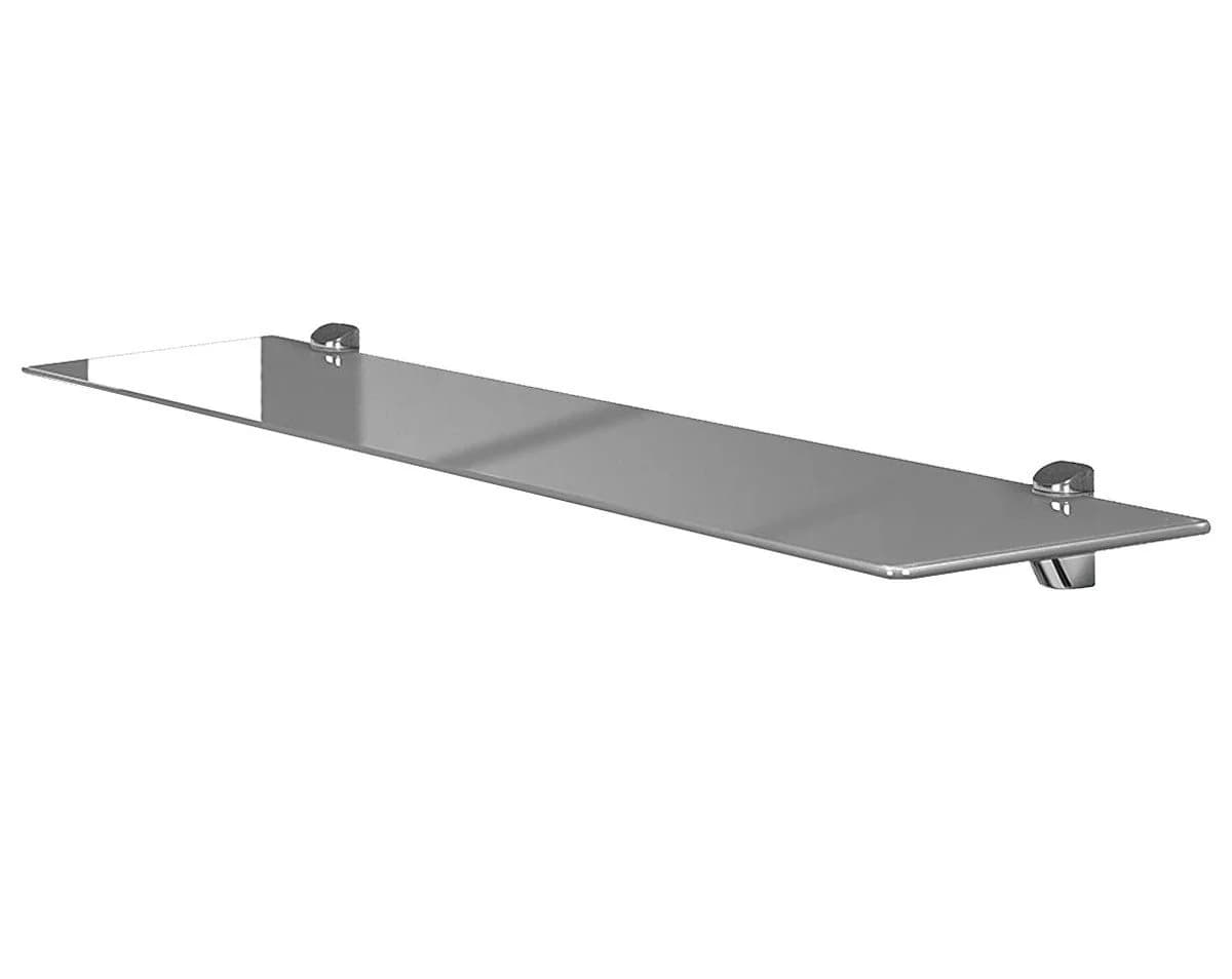 einfachgutemoebel Waschtisch-Set Glasregal aus Sicherheitsglas ESG grau 80cm - Bild 2