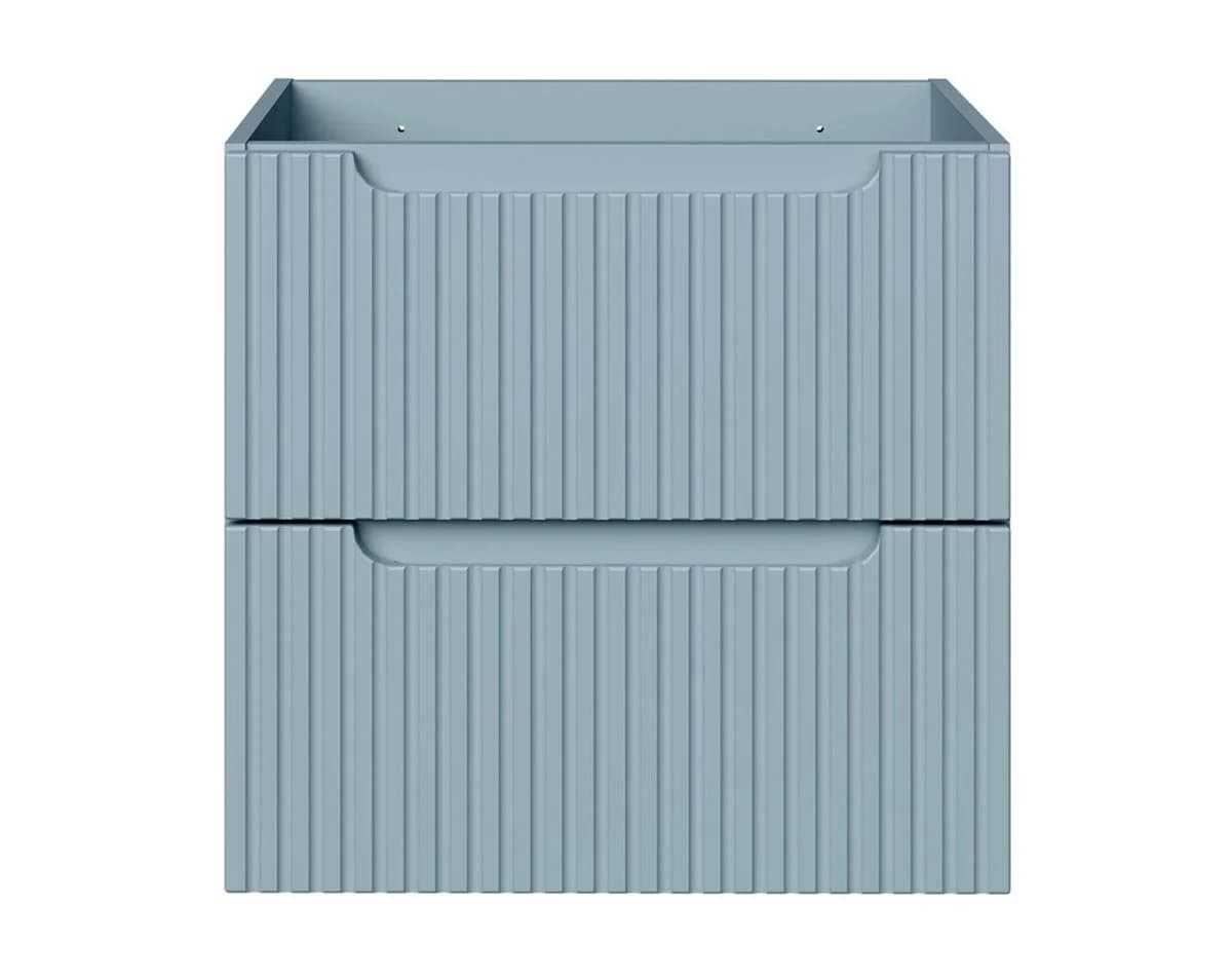 einfachgutemoebel Waschtisch-Set ILUNA Blue 60cm mit Keramik Einbaubecken - Bild 3