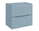 einfachgutemoebel Waschtisch-Set ILUNA Blue 60cm mit Keramik Einbaubecken Bild 4