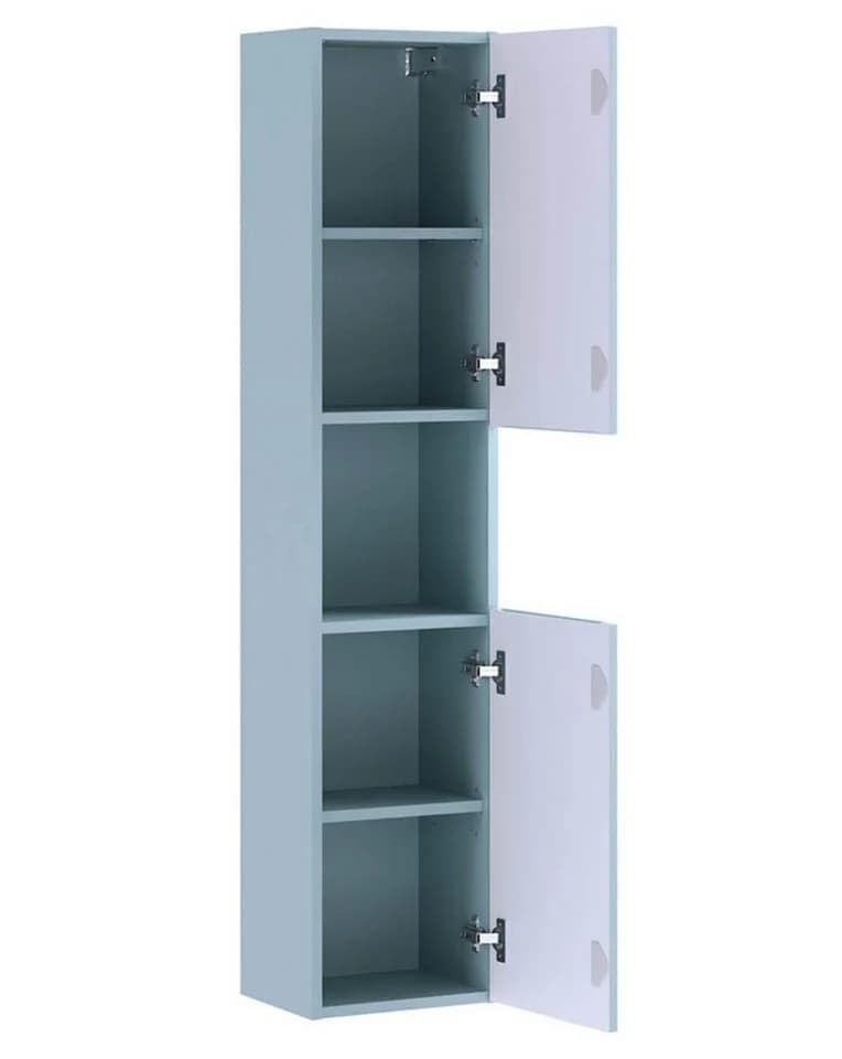 einfachgutemoebel Bad Hochschrank ILUNA Blue 140cm 2-türig - Bild 4