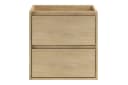einfachgutemoebel Waschtischunterschrank VANDA CREMONA 50cm Beige Modern Bild 2