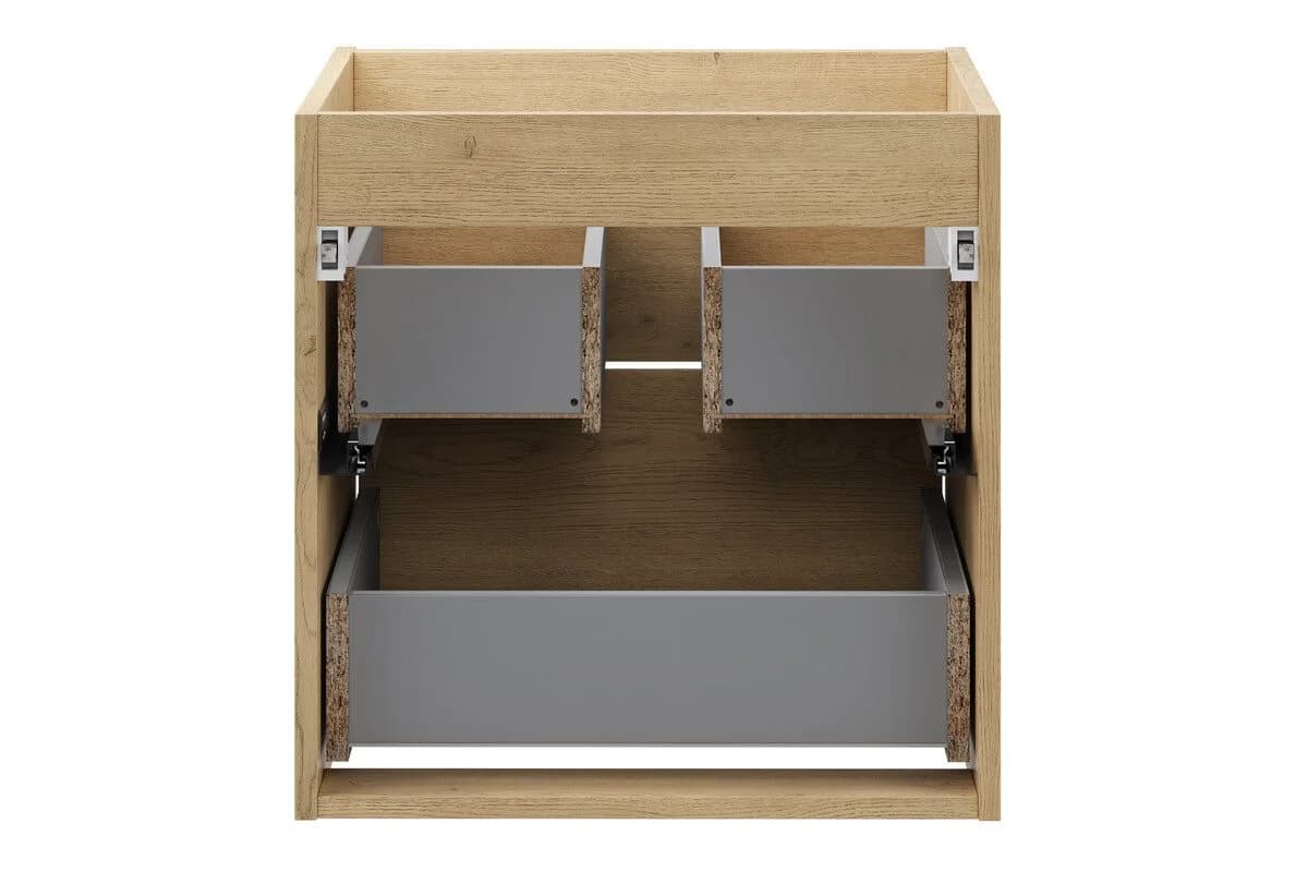 einfachgutemoebel Waschtischunterschrank VANDA CREMONA 50cm Beige Modern - Bild 4