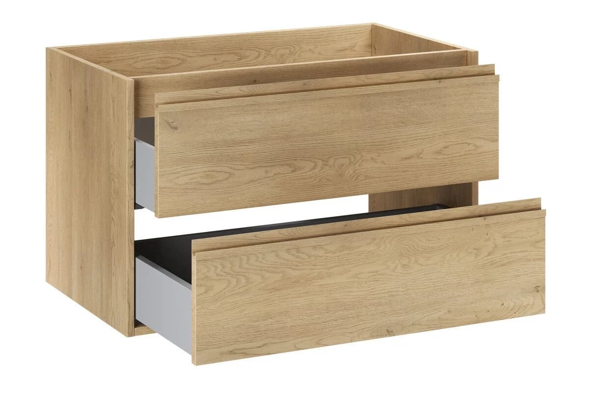 einfachgutemoebel Waschtischunterschrank VANDA CREMONA 80cm Beige Modern - Bild 3