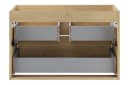 einfachgutemoebel Waschtischunterschrank VANDA CREMONA 80cm Beige Modern Bild 4
