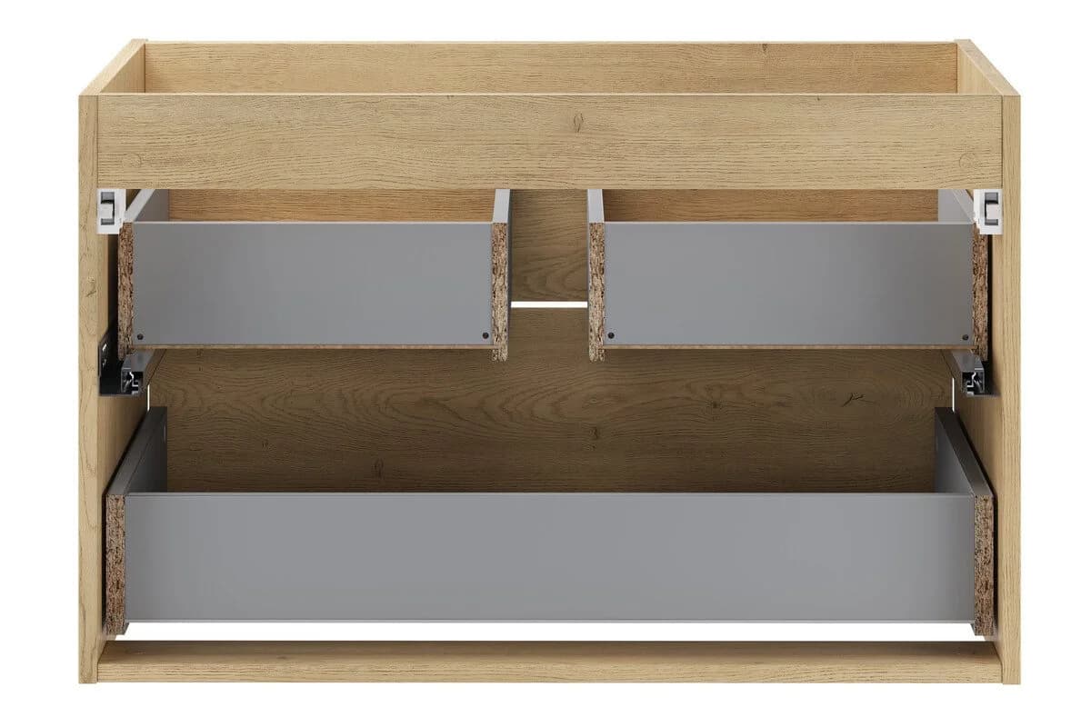 einfachgutemoebel Waschtischunterschrank VANDA CREMONA 80cm Beige Modern - Bild 4