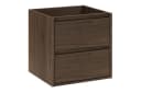 einfachgutemoebel Waschtischunterschrank VANDA VILLA 50cm Walnuss Modern Bild 1