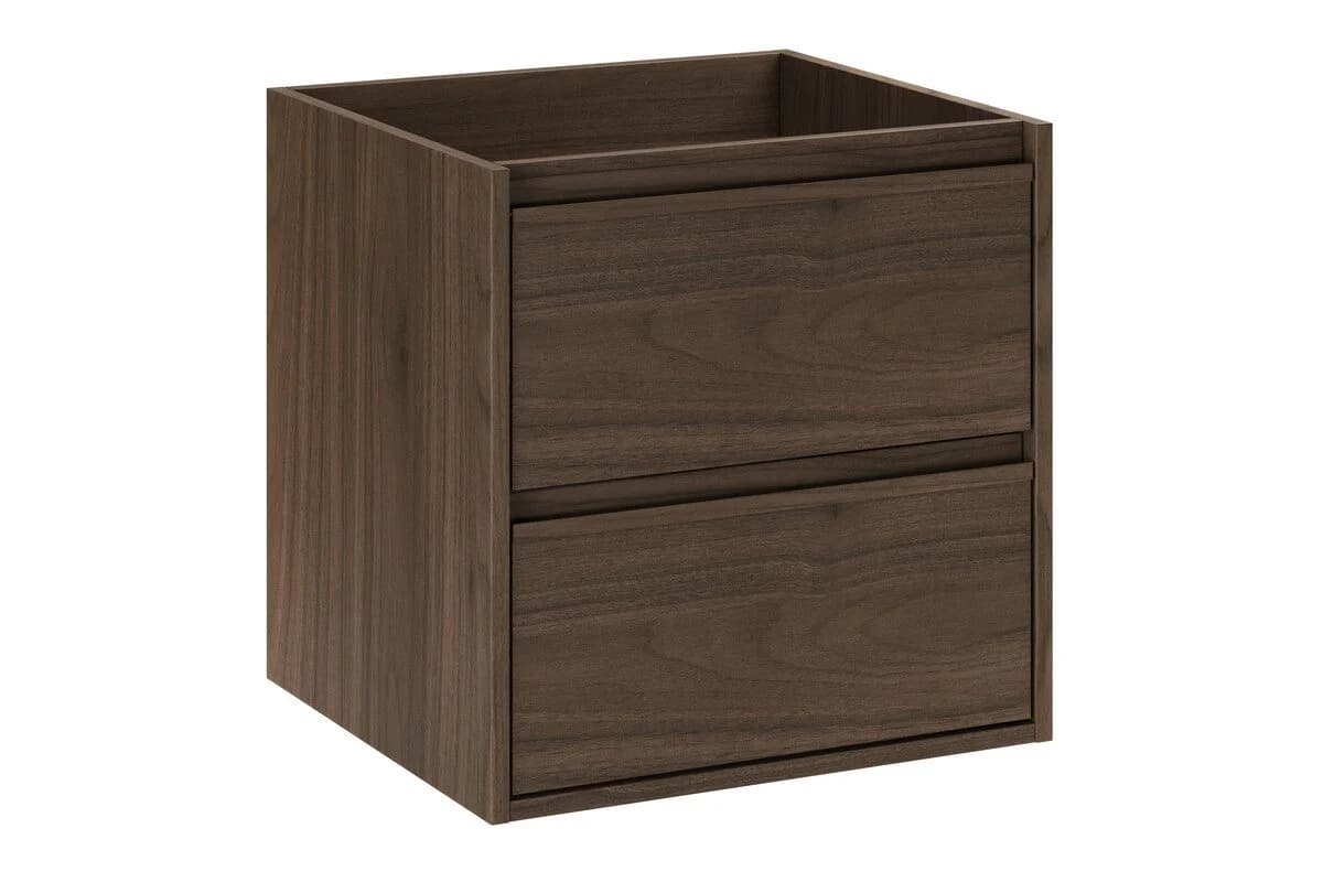 einfachgutemoebel Waschtischunterschrank VANDA VILLA 50cm Walnuss Modern