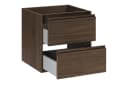 einfachgutemoebel Waschtischunterschrank VANDA VILLA 50cm Walnuss Modern Bild 3