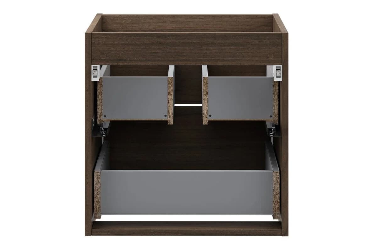 einfachgutemoebel Waschtischunterschrank VANDA VILLA 50cm Walnuss Modern - Bild 4