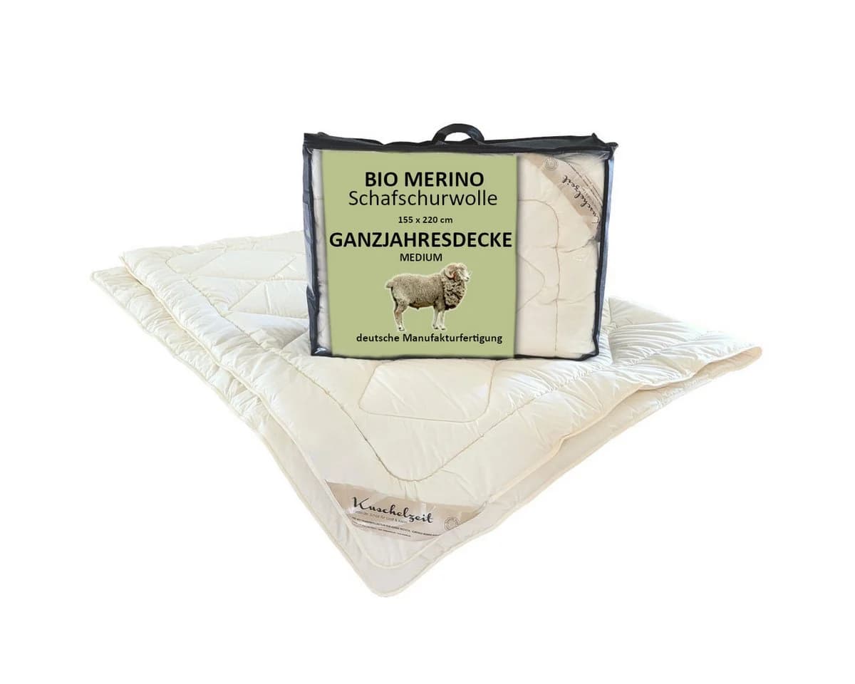 Meivita Bio Merino Schafschurwolle Ganzjahresdecke - Bild 2