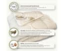 Meivita Naturhaarbettdecke Bio Merino Schafschurwolle Ganzjahresdecke beige Bild 5