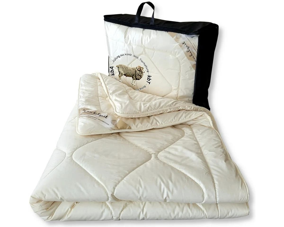 Meivita Bio Merino Winterdecke 155x220 cm 100% Wolle kbT - Bild 2