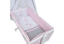 Baby-Delux Babybettwäsche Wiegenset 6-tlg. Magic Stars Rosa Bild 1