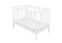 Baby-Delux Babybett Milo weiß Kiefernholz höhenverstellbar Bild 3