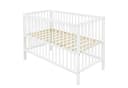 Baby-Delux Babybett Milo weiß Kiefernholz höhenverstellbar Bild 4