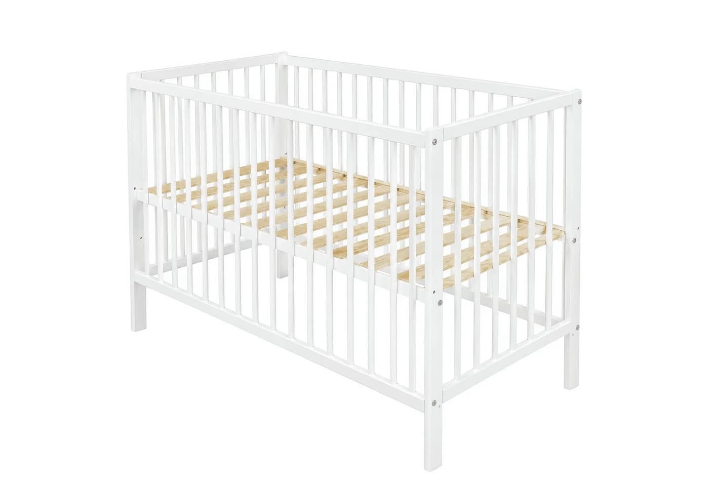 Baby-Delux Babybett Milo weiß Kiefernholz höhenverstellbar - Bild 4