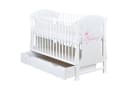 Baby-Delux Babybett Lia Princess Weiß Kiefer mit Bettkasten Bild 5