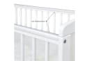 Baby-Delux Babybett Jack Weiß Kiefernholz mit Schublade & Matratze Bild 3