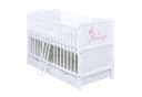 Baby-Delux Babybett Natalie Princess weiß mit Schublade Bild 2