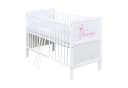 Baby-Delux Babybett Natalie Princess Komplettset Weiß Massivholz Bild 1