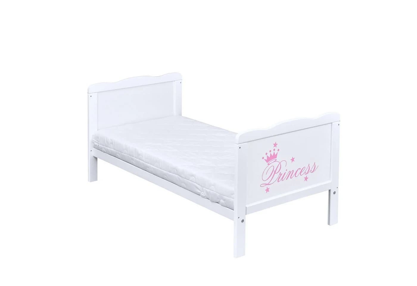 Baby-Delux Babybett Natalie Princess Komplettset Weiß Massivholz - Bild 4