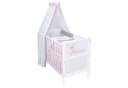 Baby-Delux Babybett Natalie Princess Komplettset Weiß Bild 2