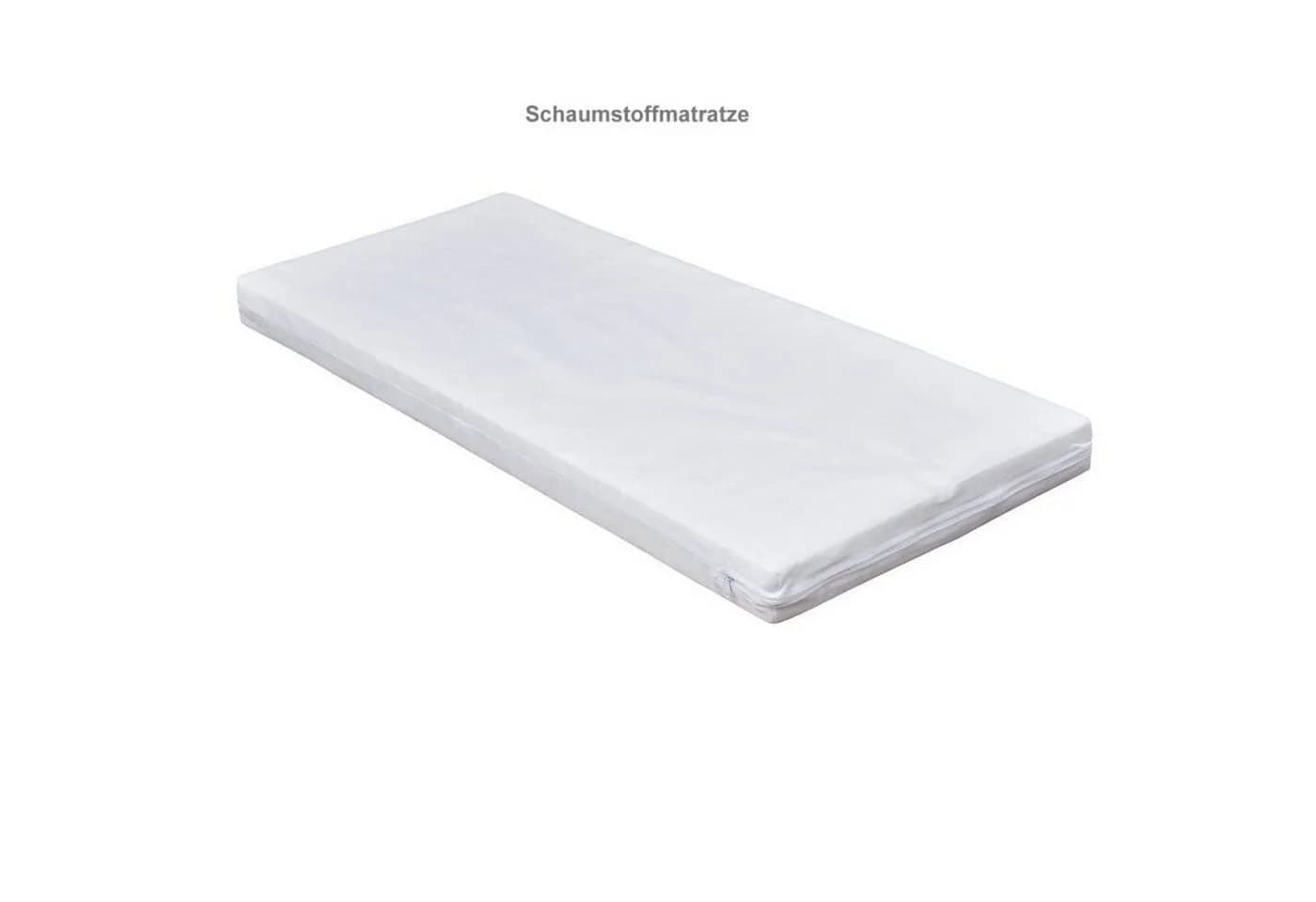 Baby-Delux Babymatratze Schaumstoff Weiß 60x120 cm