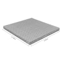 Baby-Delux Laufgittermatratze 100x100 cm Grau Sternchen Bild 3