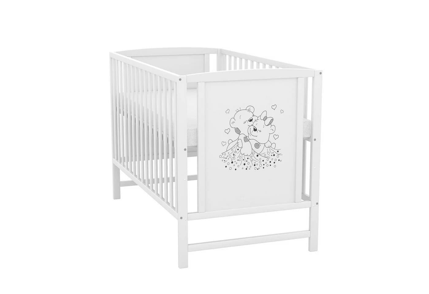 Baby-Delux Komplettbett Mia 10-tlg. Weiß Beige Kiefernholz - Bild 3