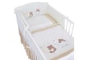 Baby-Delux Babybettwäsche Set 4-tlg. Nestchen Chiffonhimmel Beige Bild 1