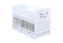 Baby-Delux Babybett Sweet Dreams Weiß mit Matratze und Schublade Bild 2