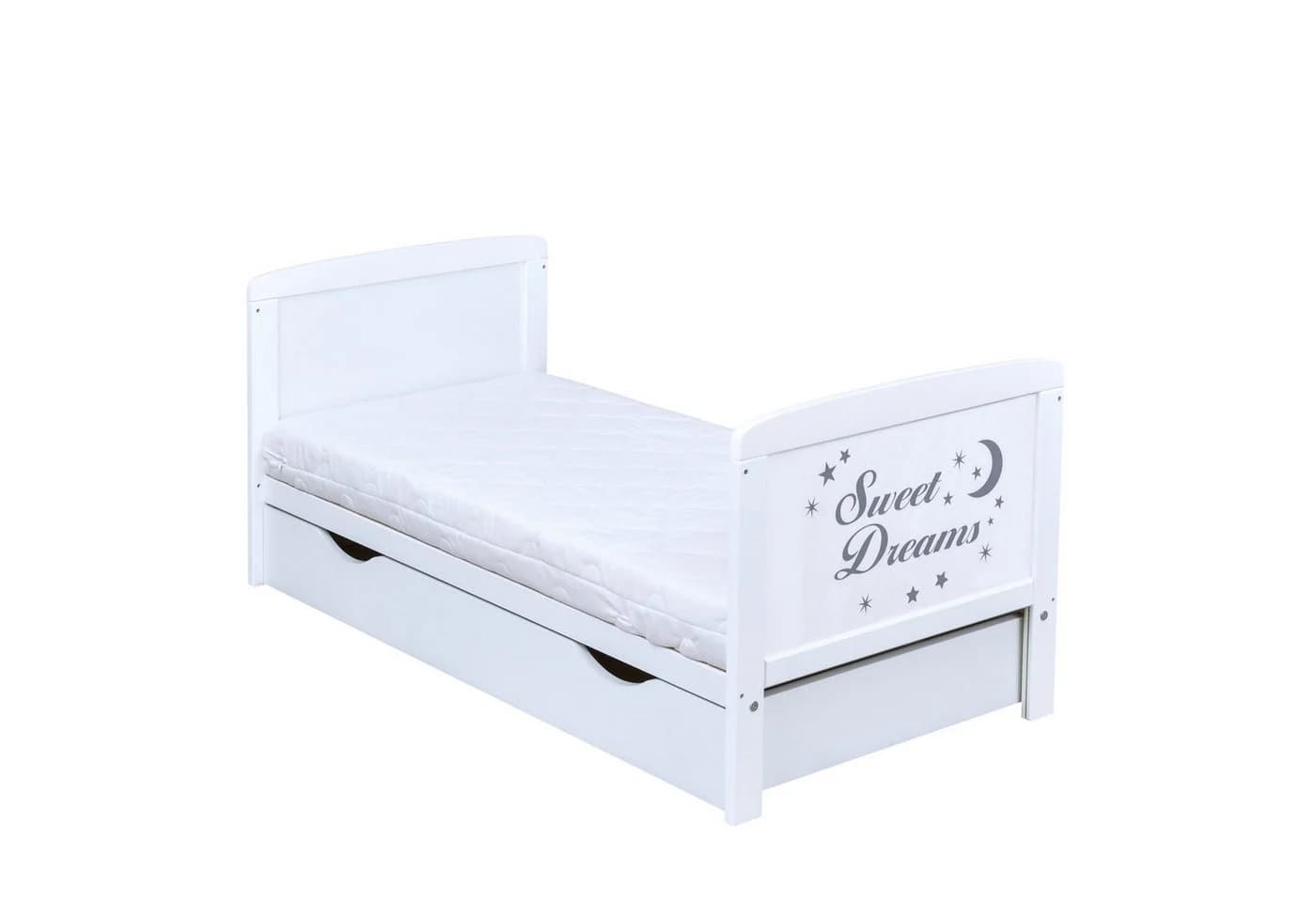 Baby-Delux Babybett Sweet Dreams Weiß mit Matratze und Schublade - Bild 3