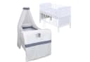 Baby-Delux Kinderbett Jack 70x140 Weiß Premium Komplettset Bild 2