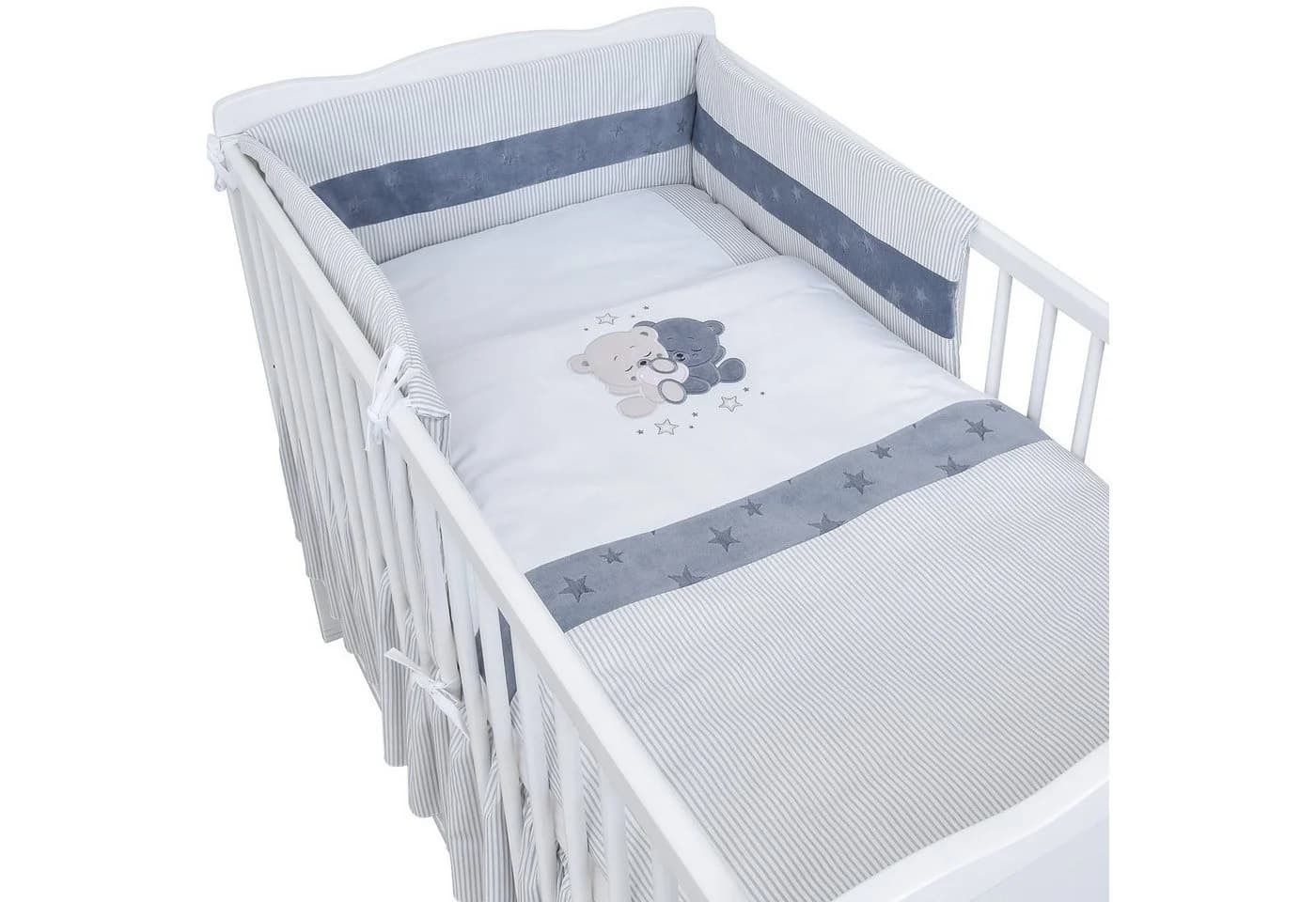 Baby-Delux Kinderbett Jack 70x140 Weiß Premium Komplettset - Bild 3