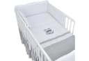 Baby-Delux Komplettbett Babybett Jack 10-tlg. Weiß Bild 3