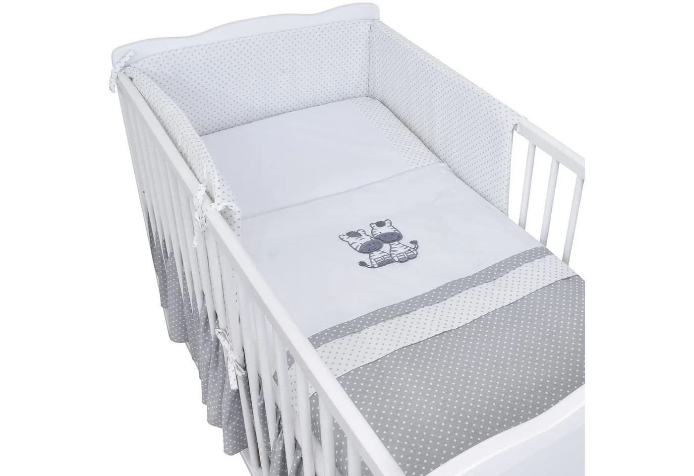 Baby-Delux Komplettbett Babybett Jack 10-tlg. Weiß - Bild 3