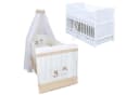 Baby-Delux Babybett Jack Komplettset 70x140 cm Weiß Kiefernholz Bild 2