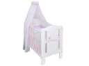 Baby-Delux Babyzimmer-Komplettset Princess 13-tlg. Weiß Massivholz Bild 1