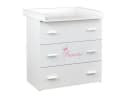 Baby-Delux Babyzimmer-Komplettset Princess 13-tlg. Weiß Massivholz Bild 5