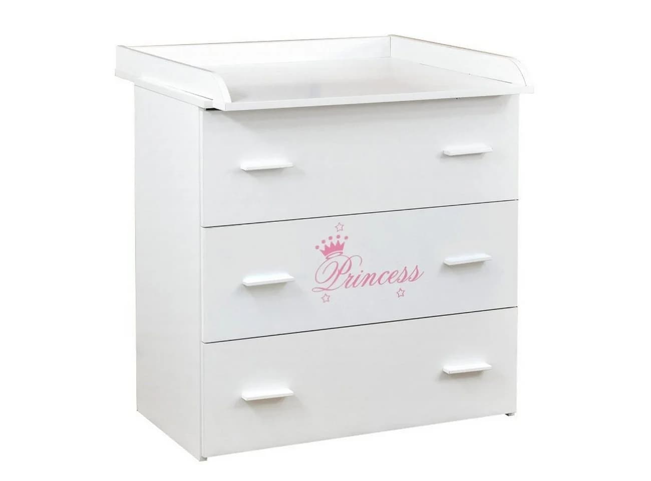 Baby-Delux Babyzimmer-Komplettset Princess 13-tlg. Weiß Massivholz - Bild 5