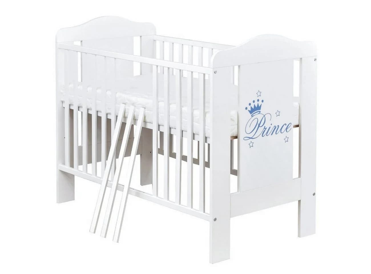 Baby-Delux Babyzimmer-Set Prince 13-tlg. Weiß Kiefernholz