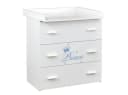 Baby-Delux Babyzimmer-Set Prince 13-tlg. Weiß Kiefernholz Bild 5