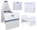 Baby-Delux Babyzimmer-Komplettset 13-tlg. Weiß Bild 2