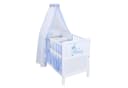 Baby-Delux Babybett Natalie Prince Komplettset 10-tlg. Kinderbett 70x140 cm weiß Bild 2