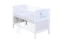 Märchenhaftes Babybett aus Kiefernholz in Weiß Bild 1